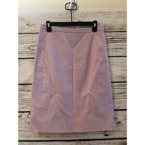 Jcrew cotton pink pencil skirt size 2 A15